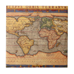 Mapa do mundo desde 1601
