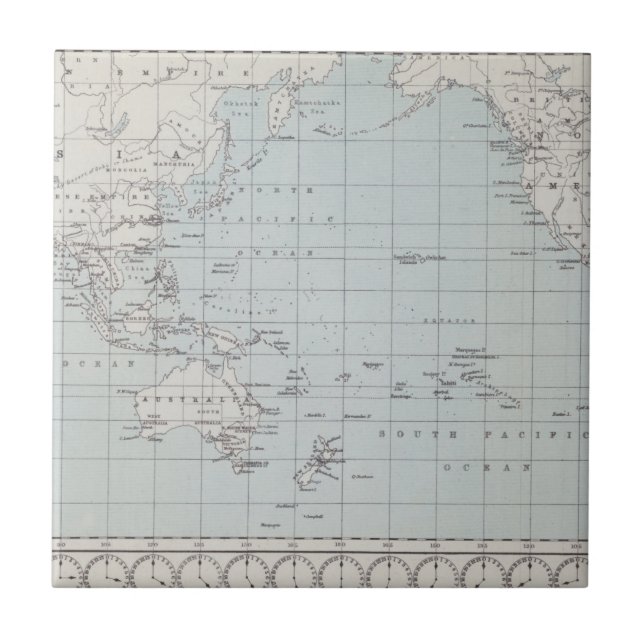 Mapa do mundo na projeção de Mercator (Frente)