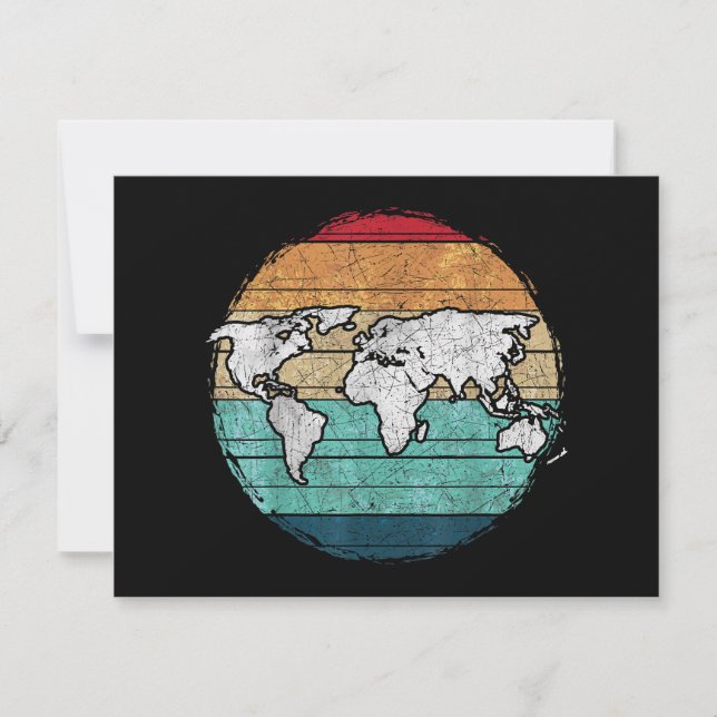 Mapa do Mundo Retroativo (Frente)
