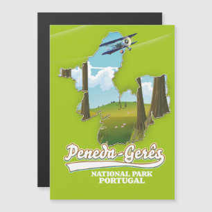 mapa do parque nacional Peneda-gerês Portugal