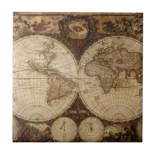 Mapa do vintage
