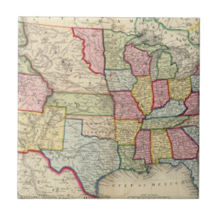 Mapa dos Estados Unidos, e de territórios