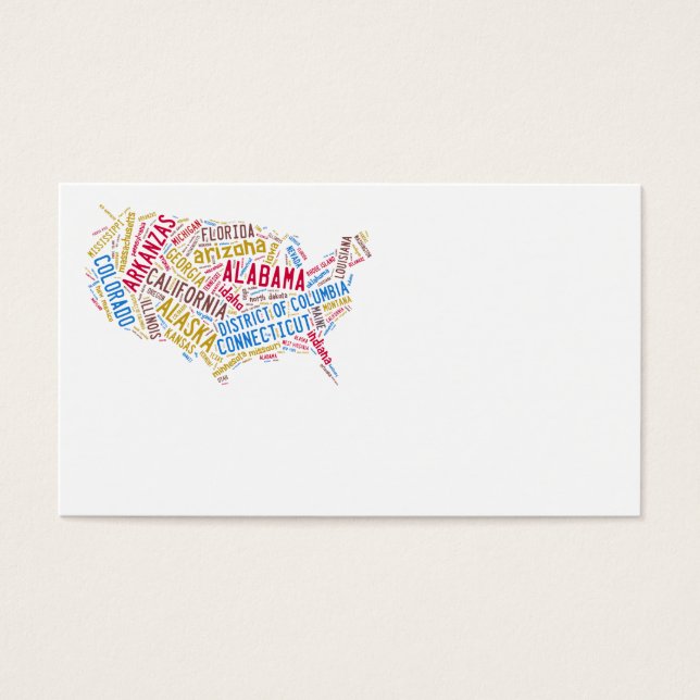 mapa dos EUA (Frente)