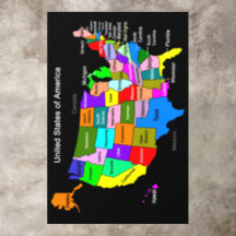 Mapa dos EUA