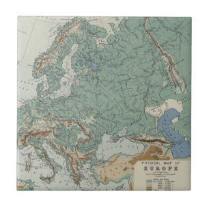Mapa físico de Europa