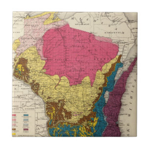 Mapa Geological de Wisconsin