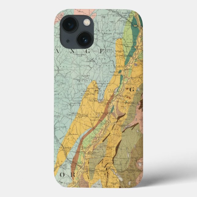 Mapa Geológico de New Hampshire 2 (Verso)