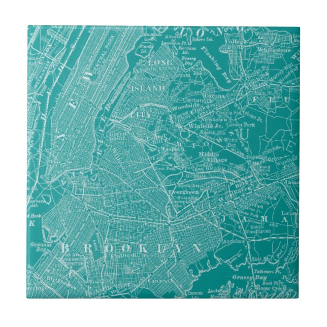 Mapa gráfico de Nova Iorque (Frente)