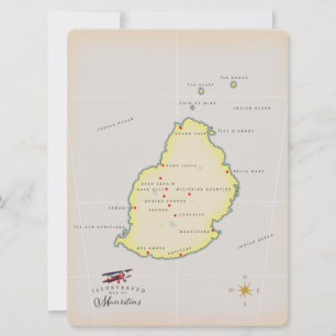Mapa ilustrado de Malta