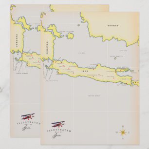 Mapa ilustrado de Terra Nova.