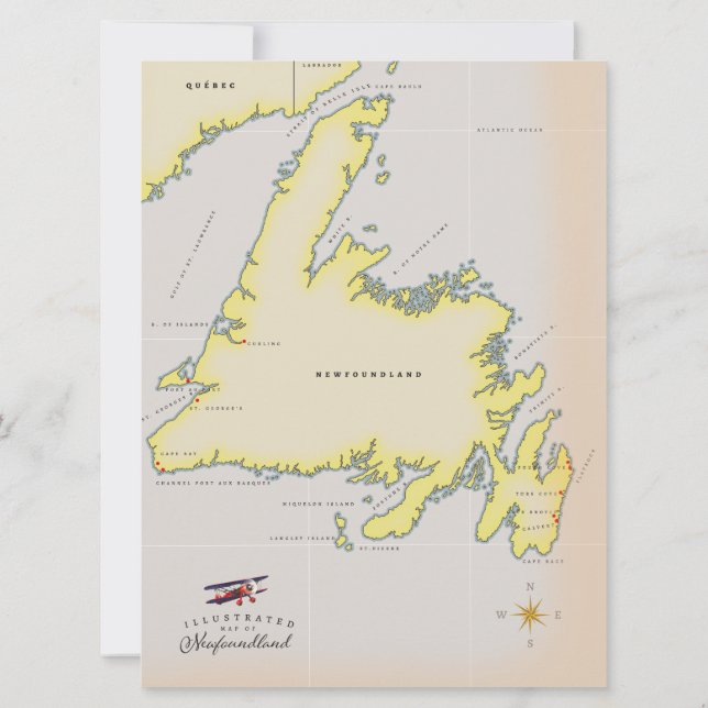 Mapa ilustrado de Terra Nova. (Verso)