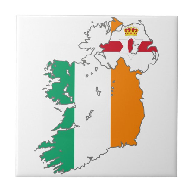 Mapa Irlandês da Nação Celta (Frente)