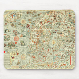 Mapa medieval Mousepad