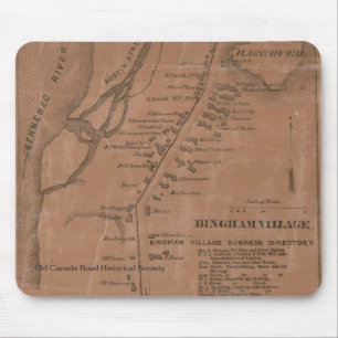 Mapa Mousepad de Bingham 1860