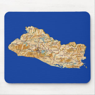 Mapa Mousepad de El Salvador