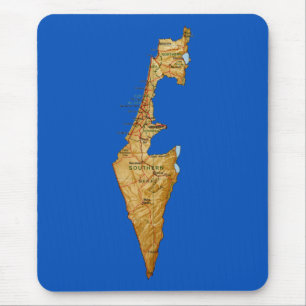 Mapa Mousepad de Israel