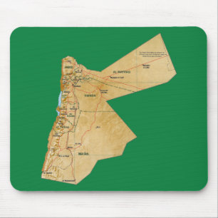 Mapa Mousepad de Jordão