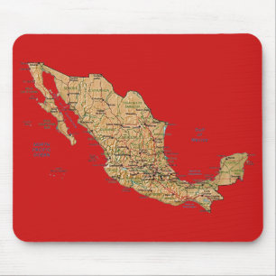 Mapa Mousepad de México