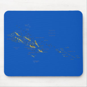 Mapa Mousepad de Solomon Island