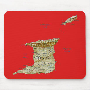 Mapa Mousepad de Trinidad and Tobago
