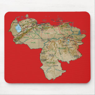 Mapa Mousepad de Venezuela