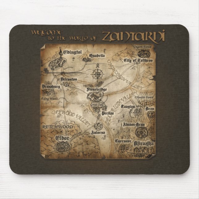 Mapa Mousepad de Zantarni (Frente)