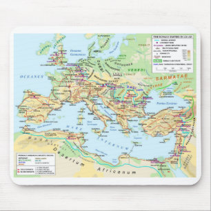 Mapa Mousepad do império romano