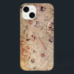 Mapa Mundial de Piri Reis<br><div class="desc">Esta capa de telefone é perfeita para qualquer fã do famoso mapa Piri Reis! Ele é feito de material durável e leve, de modo que ele protegerá facilmente seu telefone de arranhões e danos. O mapa é impresso em várias cores, o que adiciona um toque extra de estilo a este...</div>