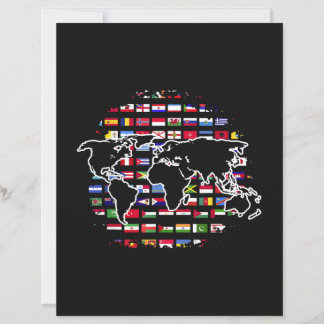 Mapa Mundial de Viagens Mapa Mundial Bandeiras Int