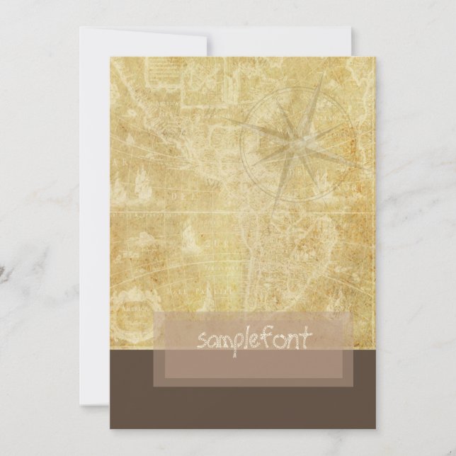 Mapa náutico do PixDezines+bússola (Frente)