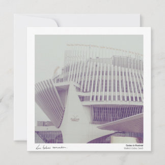 Mapa Postal Quebeque - Templo do jogo de Monreal