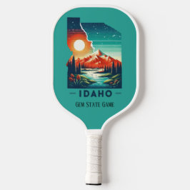 Mapa Retroativo de Viagem do Estado de Idaho