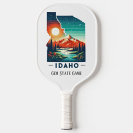 Mapa Retroativo de Viagem do Estado de Idaho