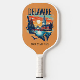 Mapa retroViagem do Estado de Delaware