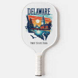 Mapa retroViagem do Estado de Delaware