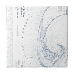 Mapa velho de Provincetown Cape Cod