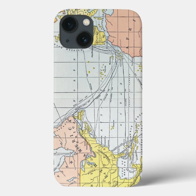MAPA: VIAGENS ATLÂNTICAS (Verso)