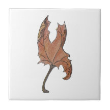 Mapas Dançando Castanho Folha