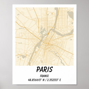 Mapas Personalizados, Impressões de Mapas de Cidad