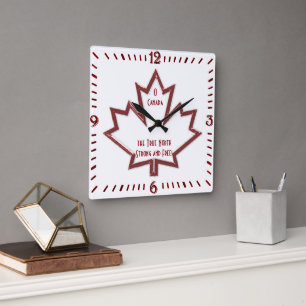 Mapeamento Canadiano - Relógio de Parede Praça F