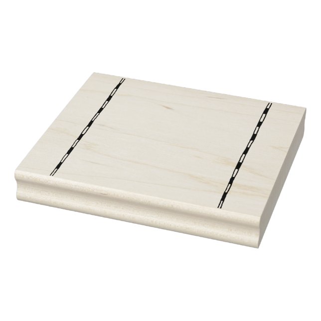 Mapear bordas laterais Carimbo Grande de Borracha (Carimbo)