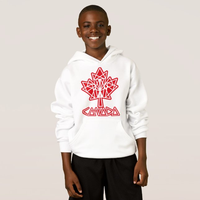 MAPLE MADE WITH TRIANGLES CANADA FLAG BY MASANSER (Frente Completa)