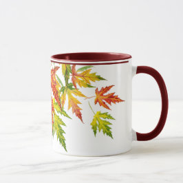 Maple prateado numa caneca combinada (11 oz)