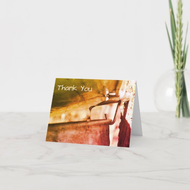 Maple Syrup Sap Executando Cartões de agradeciment (Frente)