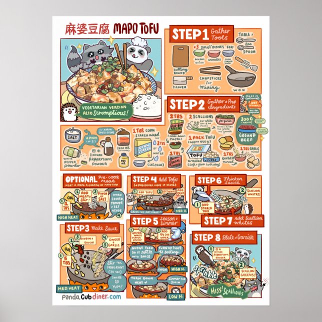 Mapo Tofu Poster (Frente)