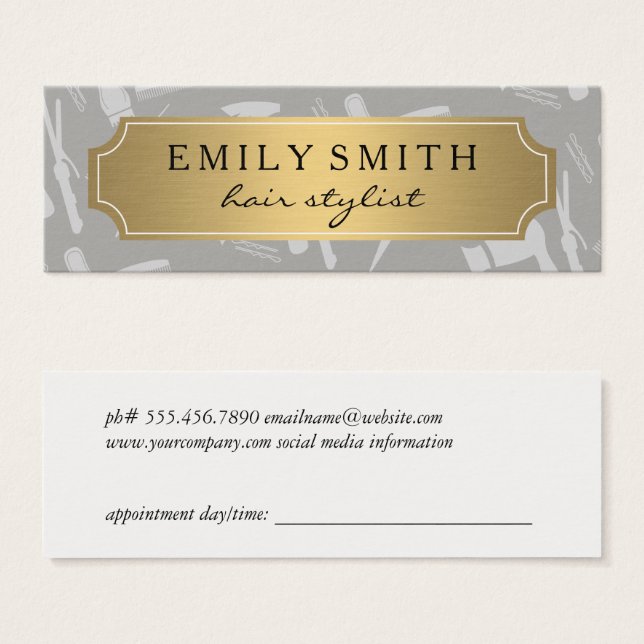 Maqueamento Clássico Dourado e Compromisso de Cabe (Frente & Verso)