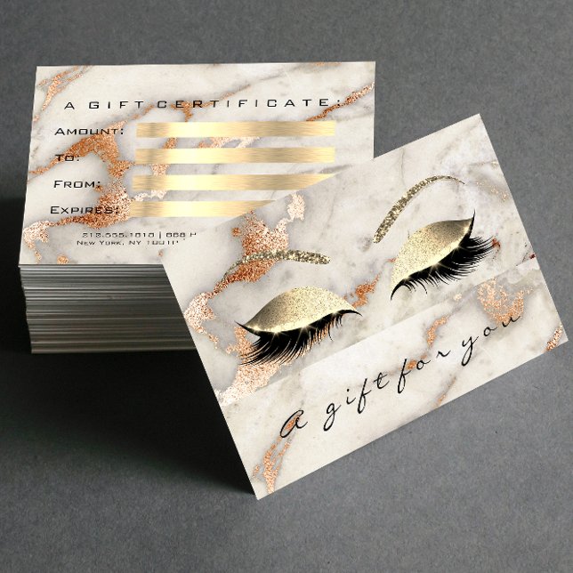 Maquiagem de Coral de Lashes de Cobre do Certifica (Criador carregado)