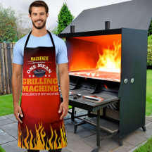 Máquina de Churrasco Divertida e Poderosa com Nome