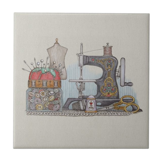 Máquina de costura psta mão (Frente)