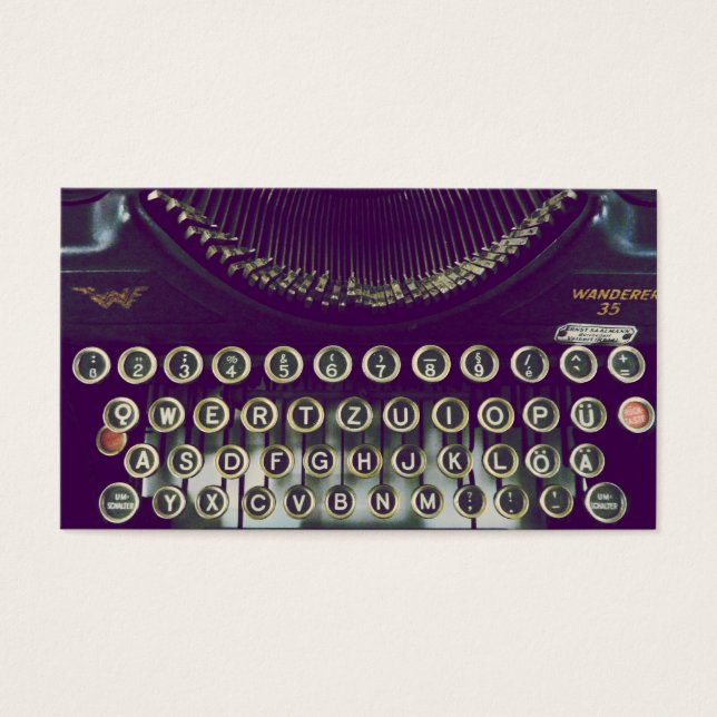 máquina de escrever antiga (Frente)